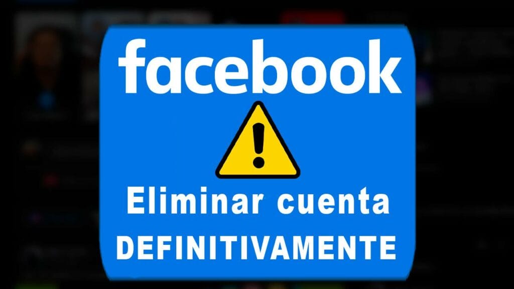Como eliminar cuenta de facebook Cómo eliminar una cuenta de Facebook
