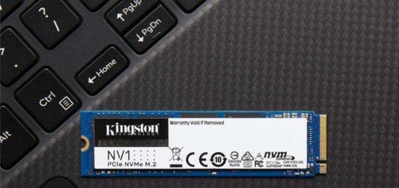 SSD NVMe  (M.2) Kingston, velocidad en tu laptop